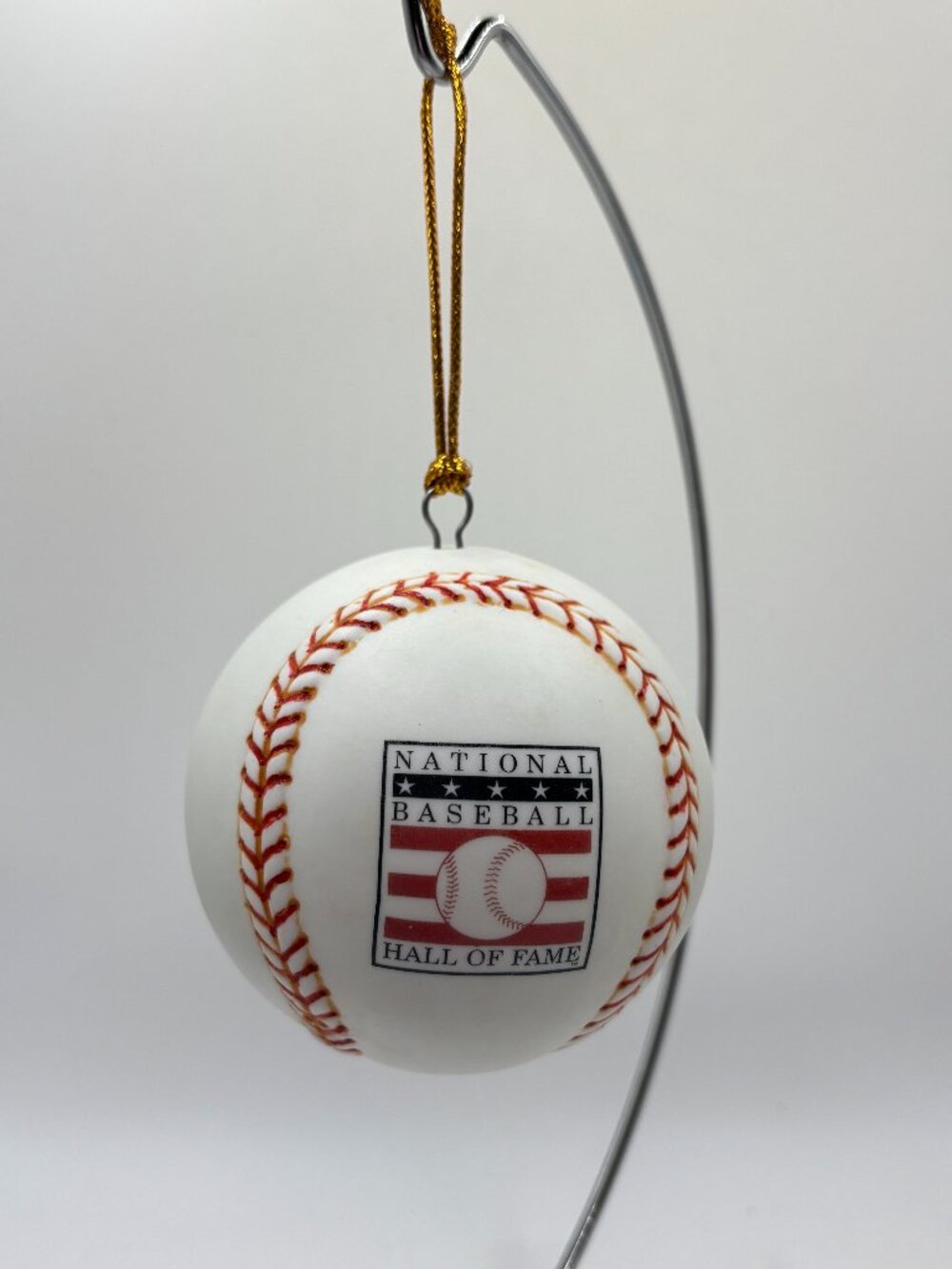 VTG 1995 National Baseball Hall of Fame Porcelain Ornament RARE NOS NIB HTF